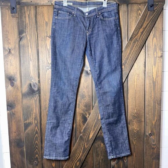 Citizens Of Humanity Ava Jeans In Electric Guitar 222 Straight Dark - Picture 1 of 6